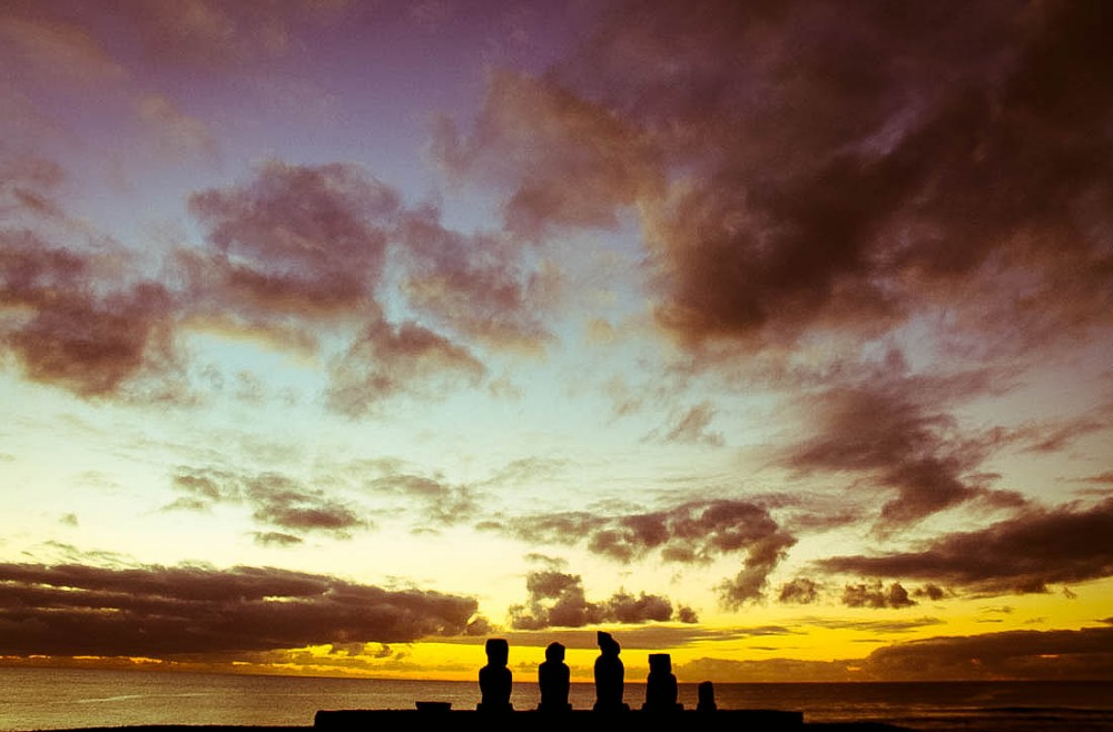 Easter Island Ahu Tahai, Easter island
