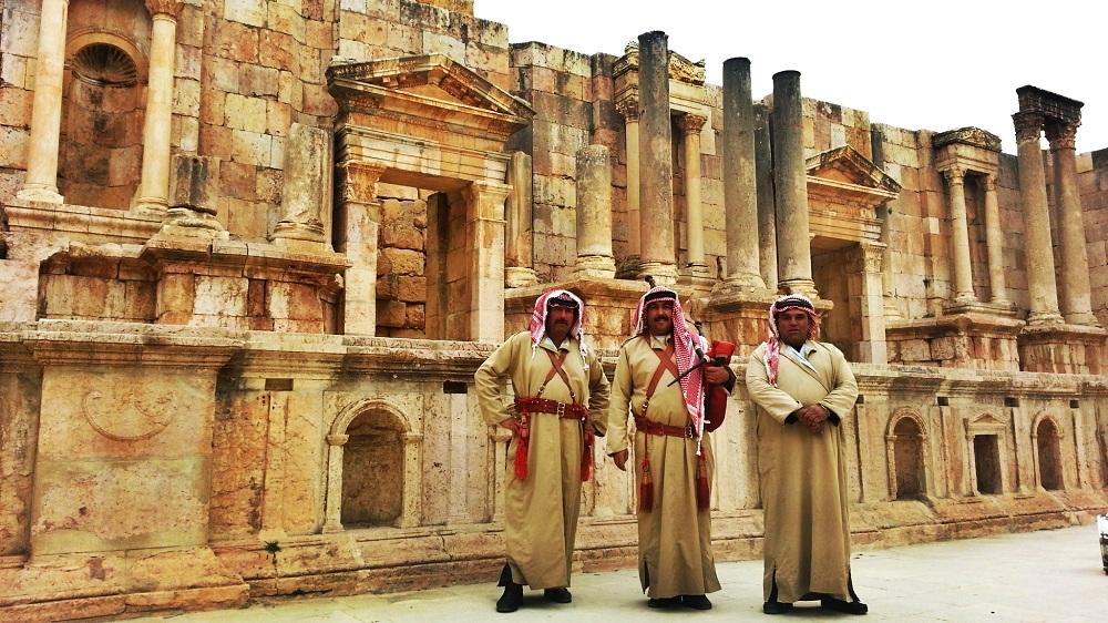 Roman Theater in Jerash Jordan
