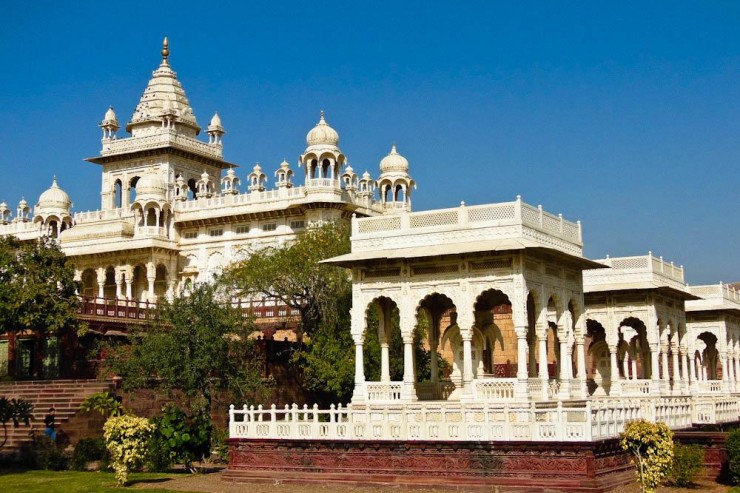 Jaswant Thada Memorial Mausoleum in Jodhpur India