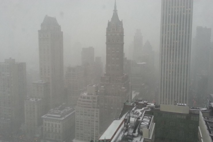 Blizzard in New York