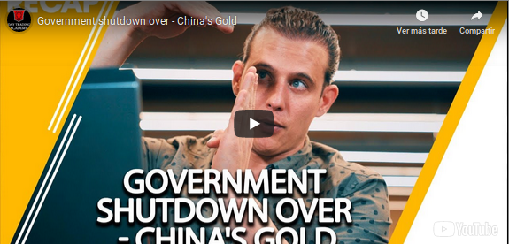 Recap Jan 25: Government shutdown over - China's Got Gold - EP004