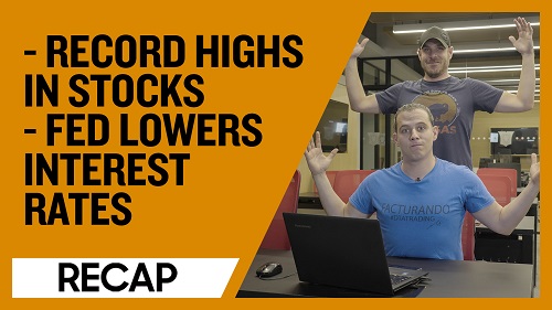 Recap November 3: Record Highs In Stocks - Fed lowers interest rates (Recap Ep043)