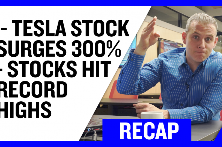 Recap February 9: Tesla Stock Surges 300% - Stocks Hit Record Highs (Recap Ep057)